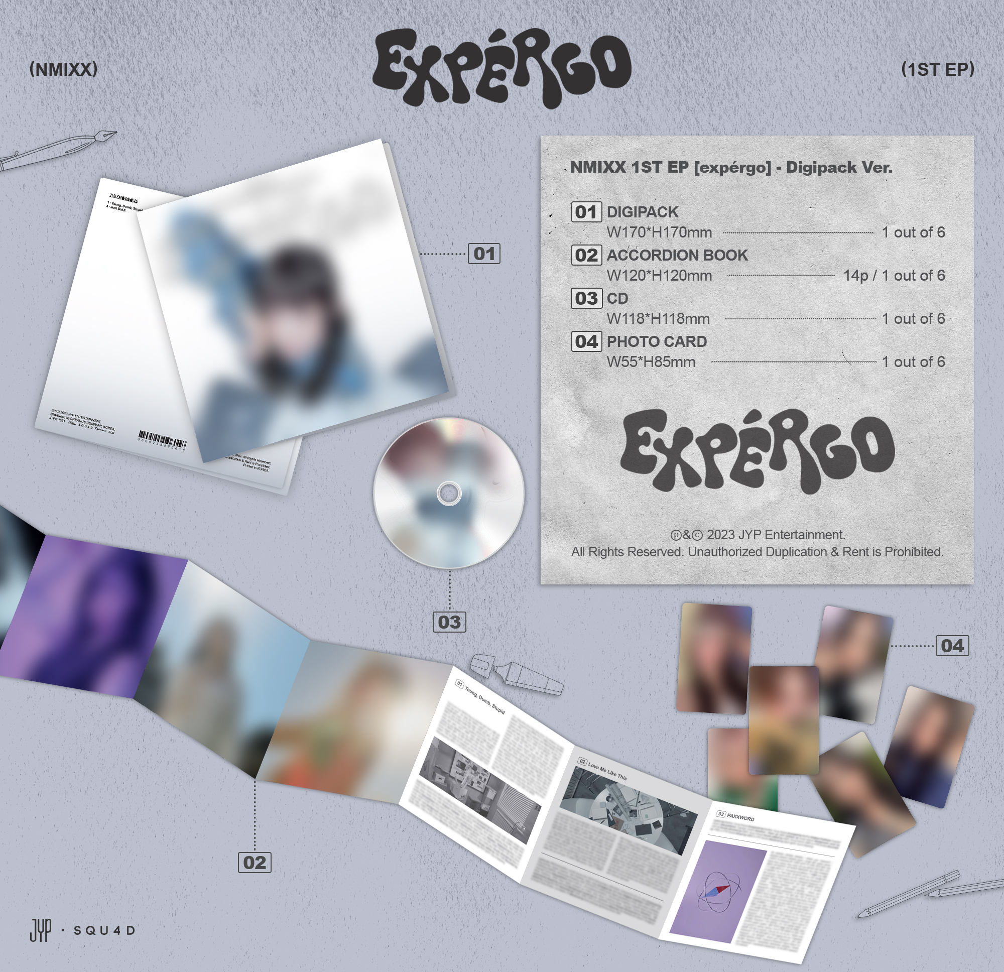 ktown4u.com : NMIXX - 1ST EP [expérgo] (Digipack Ver.) (Random Ver.)